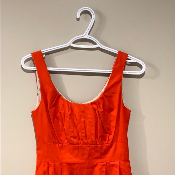 J. Crew “Suited” Orange Shift Dress - Women’s Size 0 - Picture 4 of 8